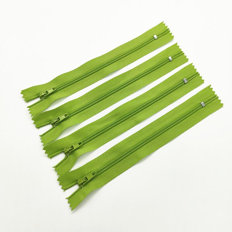 10Pcs  3# 7.5Cm-60Cm (3-24 Inches) Closed Nylon Coil Zipper  Suitable For Clothes 20 Colors Zippers For Sewing