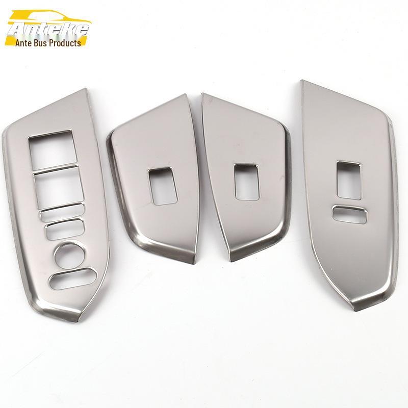 CRV 17-21 Decorative Glass Lift Frame Window Armrest Switch Sticker