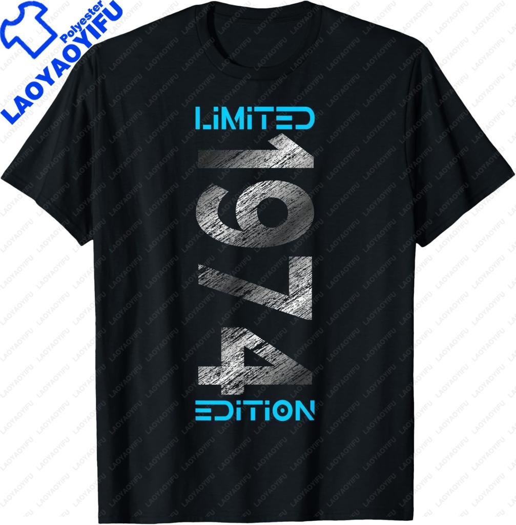 Limited Edition 1974 Unisex Unisex Tshirt Casual T Shirt For Unisex Unisex Summer Streetwear Tops Vintage Clothes
