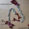 Suitable for Dayun, Foton, Jiefang, and Dongfeng Tipper Trucks: Automatic Rear Door Plate Chain Mechanism