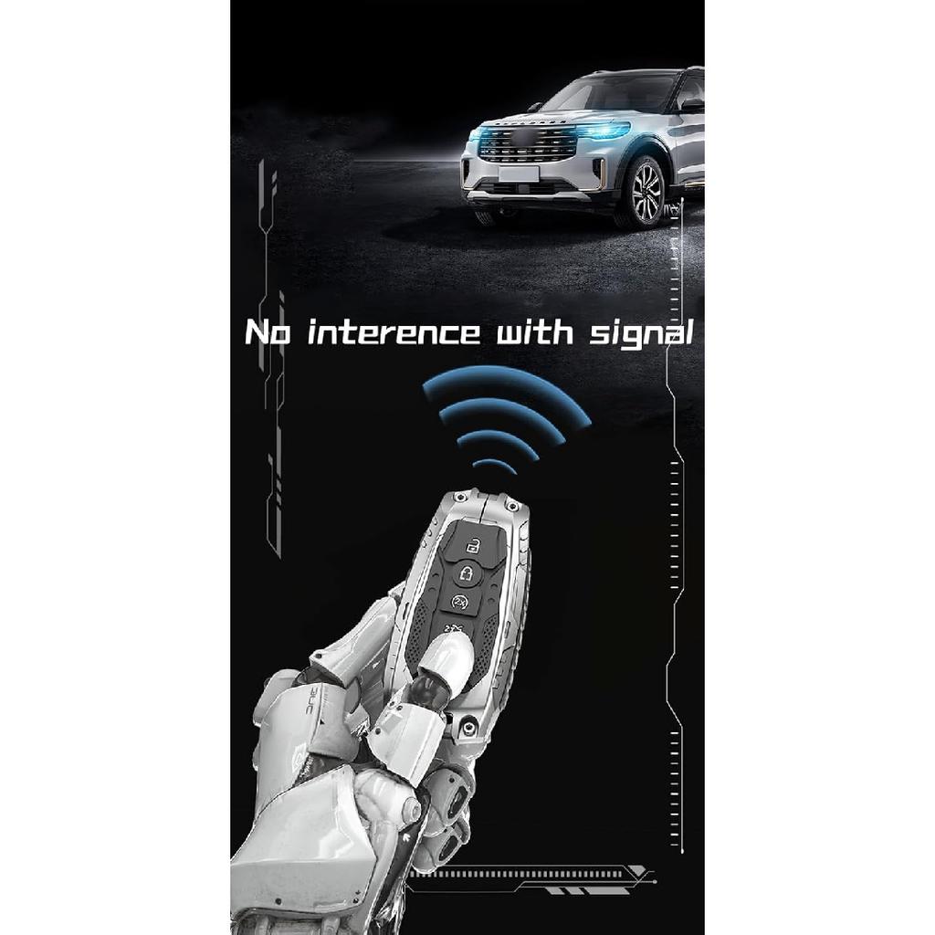 Heavy Key Fob Cover Case Protector For Ford, Keychain, Accessories For Ford Explorer Fusion Escape Edge Expedition F150 F250 F350 F450 F550 Maverick