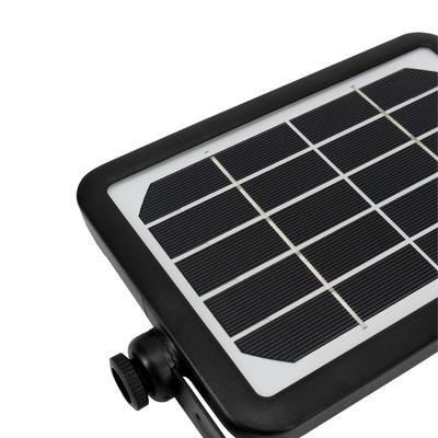 Solar LED Spotlight 5W With PIR Sensor IP65 4000K Black Outdoor