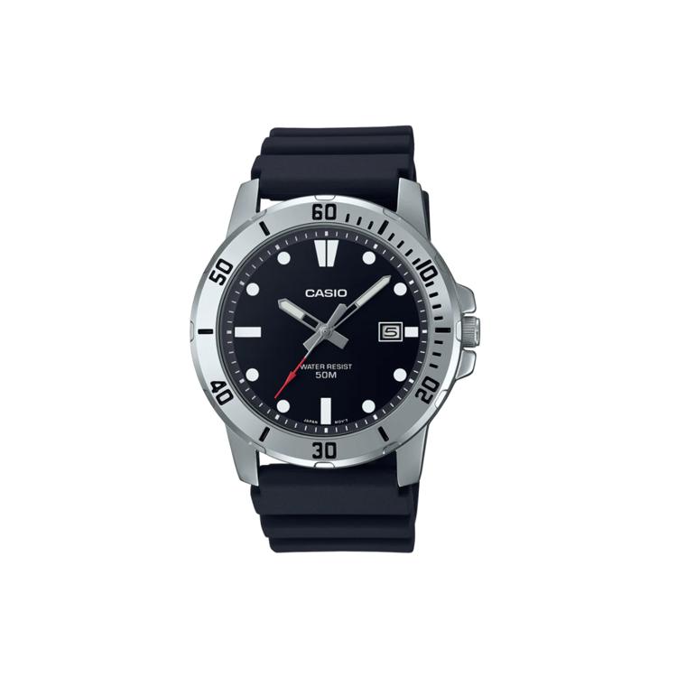 CASIO Men Standard Series Black Watch MTP-VD01-1EV MTP-VD01-1EV Black Dial