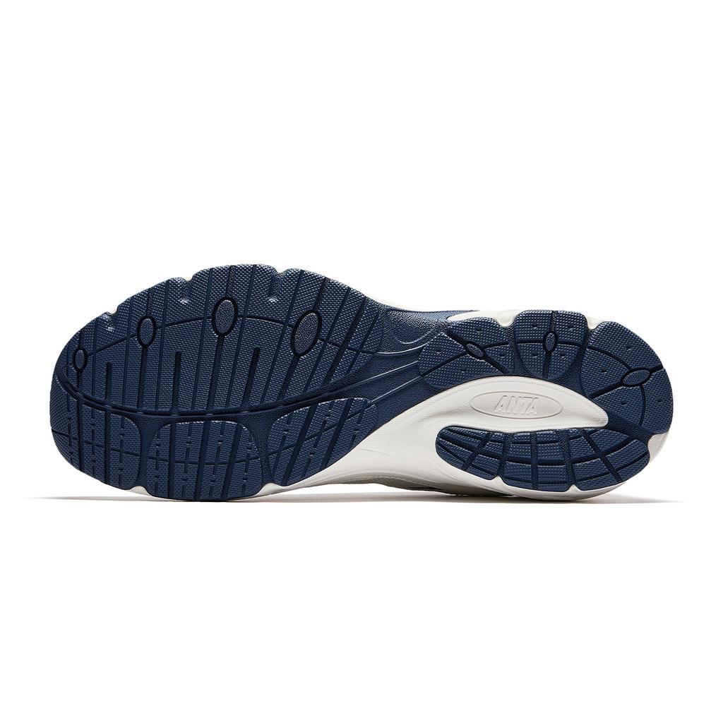 Anta AT804 Trendy Retro Lightweight Durable Non-Slip PG7 Technology Midsole Cushioning Low-Top Casual Shoes Men Sneaker White Blue 912548866-3