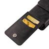 Vertical Smartphone Leather Waist Pack with Card Slots & Belt Buckle - Men's Trendy Multi-functional Crossbody for Elderly.