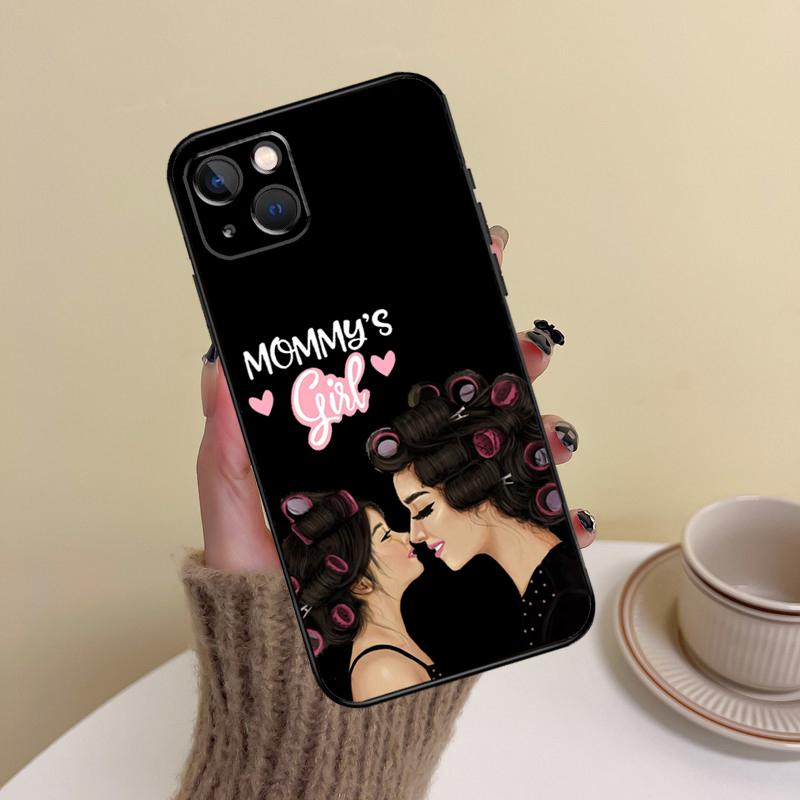 Super Dad Mom Baby Girl Twin Phone Case For iPhone 17 16 15 14 13 11 12 Pro Max Mini 15 16 Plus 16e 17 Air Cover Funda