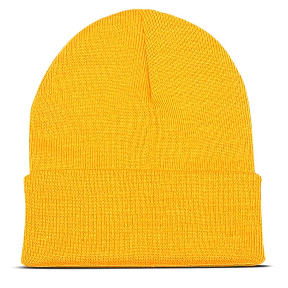 Personalized Custom Beanies Hats with Embroidery Text Logo for Men Women Warm Winter Knitted Cuff Beanie Cap Dropshipping