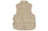 Women's Adidas Vests Women's Brown Stand Collar Moderate Nipped-in Waist