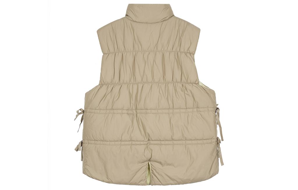 Women's Adidas Vests Women's Brown Stand Collar Moderate Nipped-in Waist