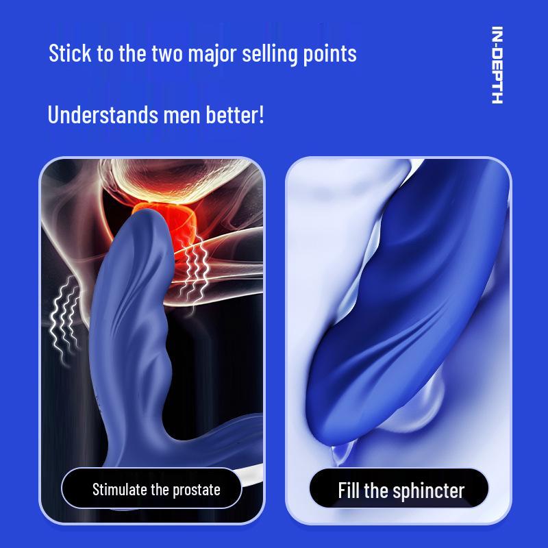 Thunder Dual Vibration Wireless Remote Silicone Butt Plug for Men & Women