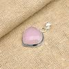 Pink Chalcedony Gemstone 925  Solid Sterling Silver  Beautiful Pendant Gift for Women