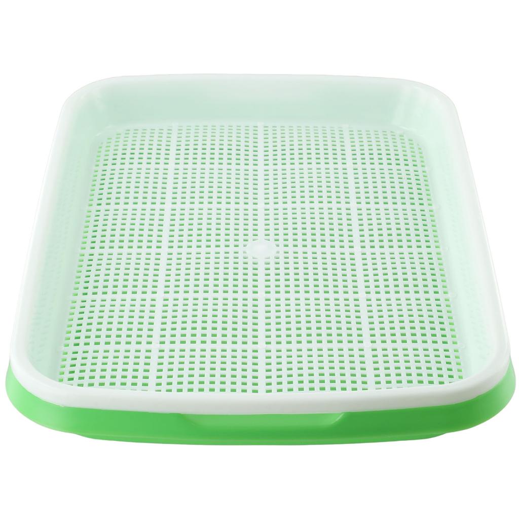 New Nursery Pots Grow Basket Hydroponics Microgreens Soybean Sprouter Buckwheat Double Layer Garden Germination