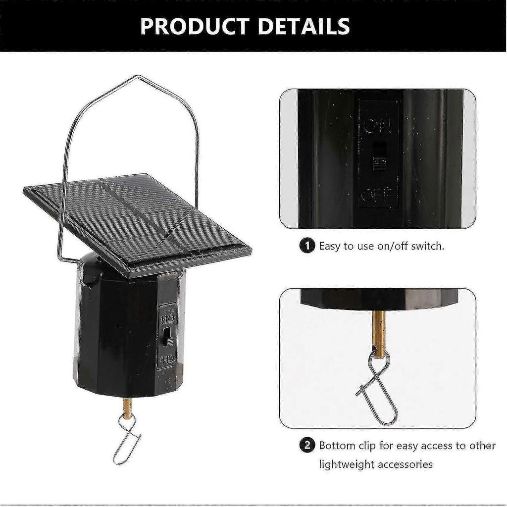 Solar Hanging Display Motor Rotating Small Motor Solar Energy Wind Spinner Motor Multi-purposes Rot