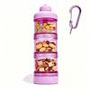 Protein Powder Dispenser Box With And Box For Food Storage Food - Grade Pc, Suitable For Gym Exercise Transparent
