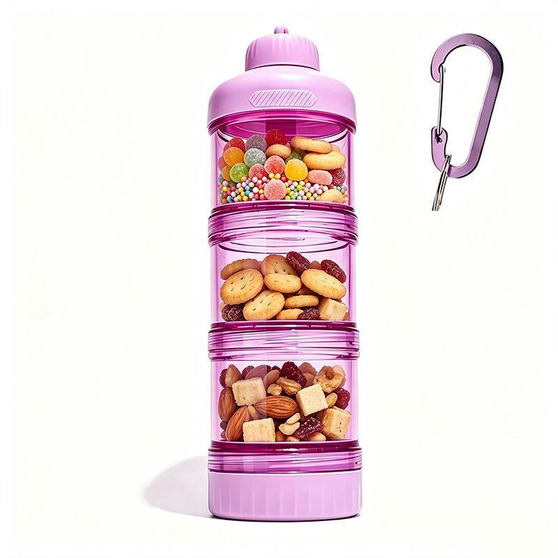 Protein Powder Dispenser Box With And Box For Food Storage Food - Grade Pc, Suitable For Gym Exercise Transparent
