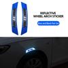 Car Reflective Strip Stickers Wheel Eyebrow Warning Safety Tape For Hyundai GDi N Line I10 Azera Genesis G70 G80 G90 Accent B32