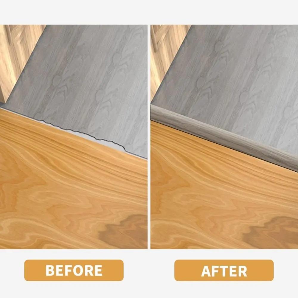 1 Rolle 1m x 3cm Bodenübergangsleiste Selbstklebend Teppich Boden Laminat Übergangsabdeckung Kantenleiste Spalt Türschwellen