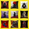 Japanese Bushido Samurai Throw Pillow Case For 55cm 40cm 45*45cm 50cm 30cm Square Office Cushion Cover