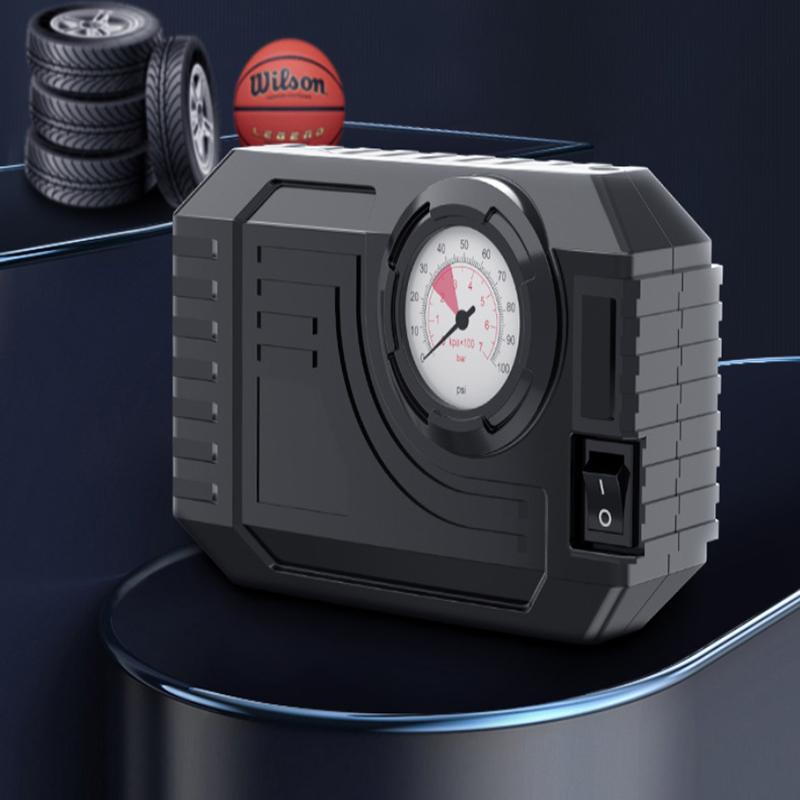 Portable Intelligent Digital Display Mini Car Air Pump with Built-in Inflation Function Emergency Lighting Preset Function