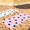 Korean-style Polka Dots Towel Soft Pool Gift For Travel Gym Shower Camping Quick Dry Sports Large Beach Towels