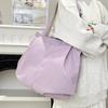 Casual Large Capacity Women's Canvas Tote Bag - Versatile, Fashionable Shoulder Bag for College Students In Autumn