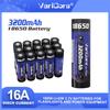 VariCore New VC-1832 18650 Battery 3.7V Li-ion 3200mAh 16A Power Battery For High Drain Devices.