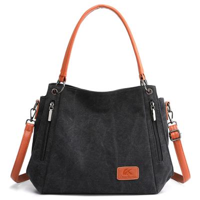 MeiPing Canvas Tote Bag, 2-Way Shoulder Bag, Handbag, or Tote Bag for Women, Cute Canvas Fabric, Casual, Multifunctional, Large Capacity, Perfect for