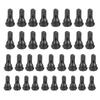 10/25pcs Universal TR412 Snap-in Black Rubber Tubeless Tire Tyre Valve Stems for ATV Car Motorcycle Valve Stems 1