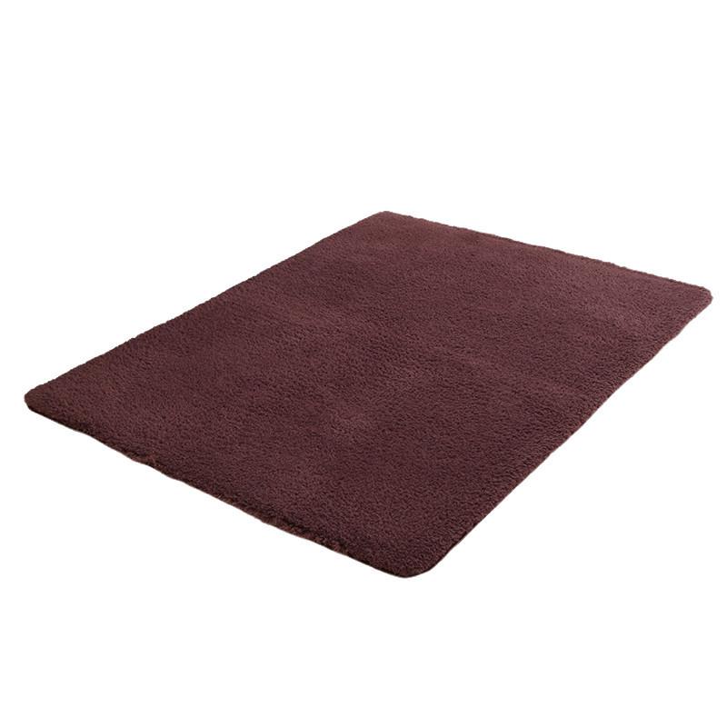 Luxurious Thick Plush Area Rug Machine-woven Non-slip Bath Mat For Bathroom