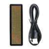 Mini LED Digital Programmerbar Oppladbar Rullende Navn Melding Tag Skilt