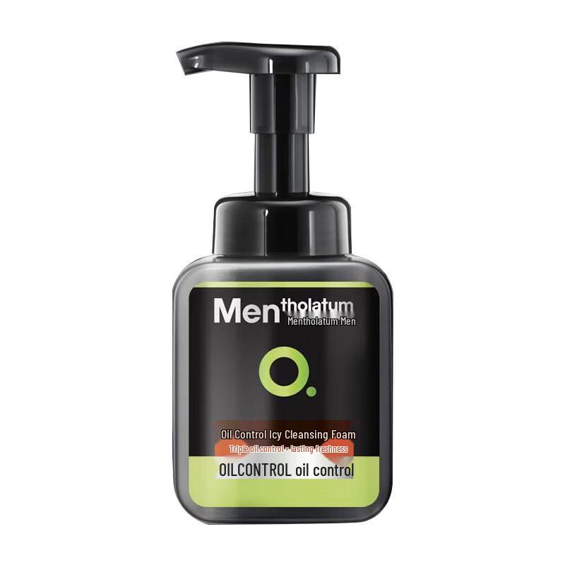 Mentholatum Men's Oil Control Ice Cool Facial Foam