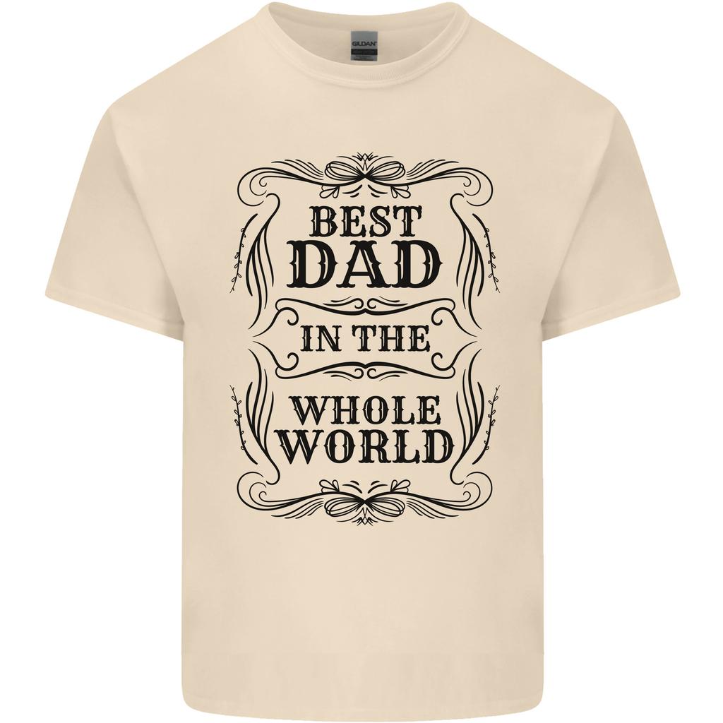 Fathers Day Best Dad In the Word Mens Light Cotton T-Shirt