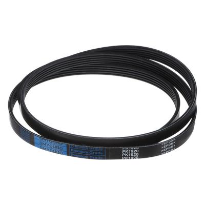 Uxcell 5PK1920 V-Rib Belt, 5 Ribs, 1920mm Long X 18mm Wide X 5mm Thick, EPDM Poly V-Belt, Industrial Transmission Serpentine Belt