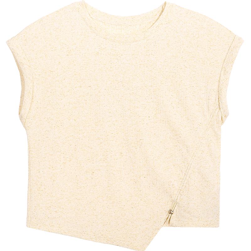 Baitu Women s Drawstring Short Sleeve T-Shirt M