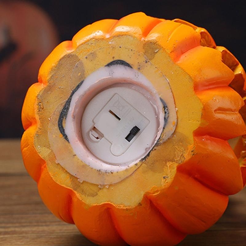 Pumpkin Skull Skull Shaped Lamp Halloween Theme Ornament Stylish Decorative Light Indoor and Outdoor Festives Decoration