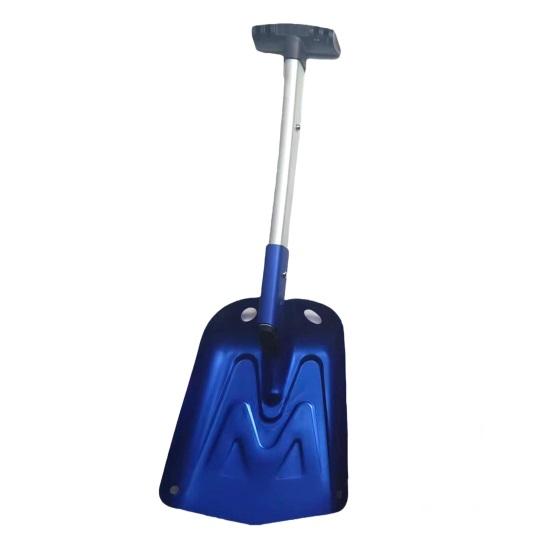 Car Snow Shovel Lightweight Aluminum Alloy Foldable Snow Shovel with Ergonomic Non-Slip D-Handle Snow Removal Gardening Tool