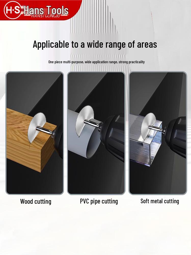 Hochgeschwindigkeitsstahl-Kreissägeblatt-Set für Holzbearbeitung und Metall-/PVC-Schnitt