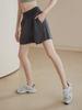 Women's Plus Size Quick Dry High Waist Sports Shorts - Summer Outerwear, Loose Fit, Running Capris.