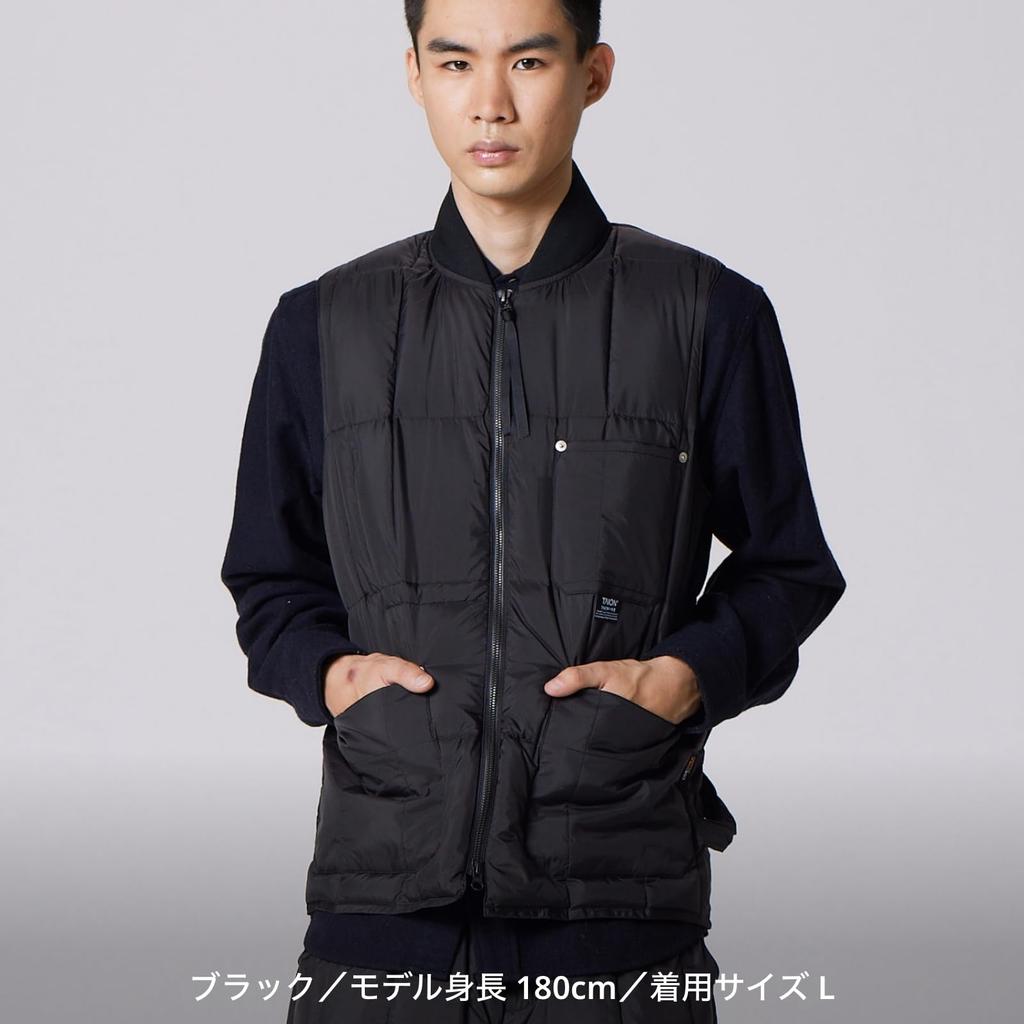 Taion Down Vest 008WZWK Dark Olive