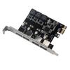 Four Ports USB 3.0 Super Fast 5Gbps PCI E Expansion Card PCI Express Adapter Converter Card 6A Power Supply Module For