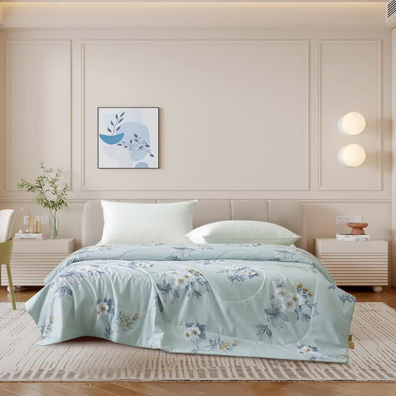 Boya Home Textiles Lanying Xicai Summer Polyester Fiber Quilt 200x230cm