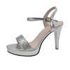 Golden Fashion Luxury New Women's Shoes Buckle Heart New Summer Ladies Waterproof Platform Sandals High Quality Women's Shoes