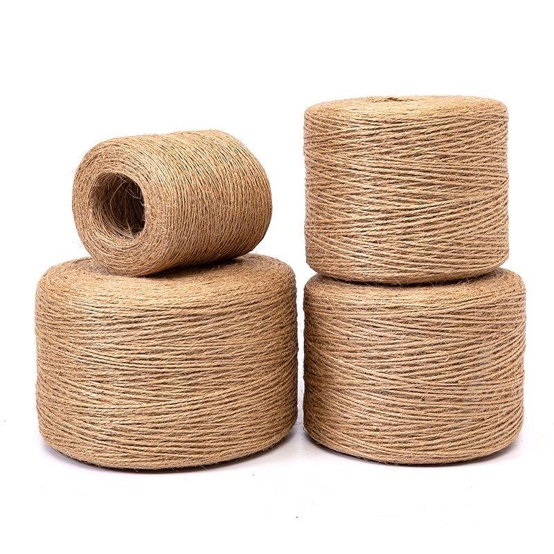 1-10mm Natural Rope Jute Ribbon Sewing DIY Wedding Cord Craft Natural Thread Twine Bulk Handmade Party Christmas Home Decortion