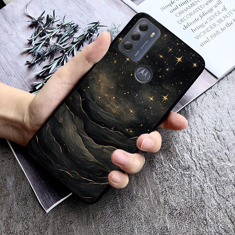 Clound Moon Star Night PhoneCase For Motorola Moto G85 G55 G05 G14 G75 G31 G50 G10 G20 G30 G60 G13 G32 G84 G54 G53 G72 G24 Power