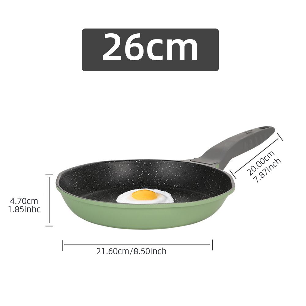 COOKER KING Medical Stone Pan Non-Stick Frying Pan Low Oil Smoke Pan Household Applicable To Gas Stove Steak Frying Pan