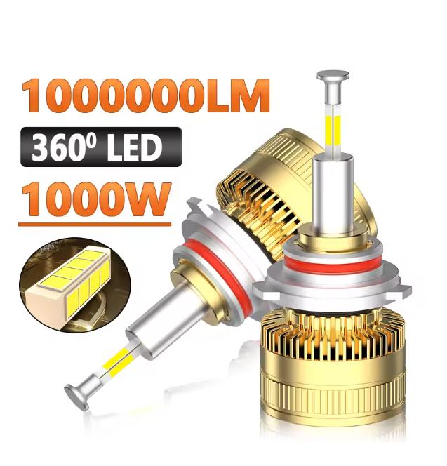 Big Power Super Bright 360 Degree LED Headlight Bulbs Long Life HB3(9005) LED for Car Headlamp Lights,2pcs.