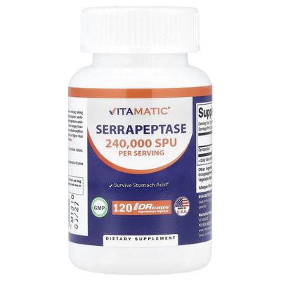 Serrapeptase, Drcaps® Hypromellose-Kapseln 120 Tabletten (120.000 SpU pro Kapsel)