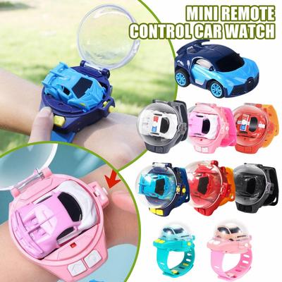 Mini Electric Watch Car Racing 2.4G Remote Control Car Portable Vehicle Kids Toys Christmas Gifts Parent-Child Interaction Game