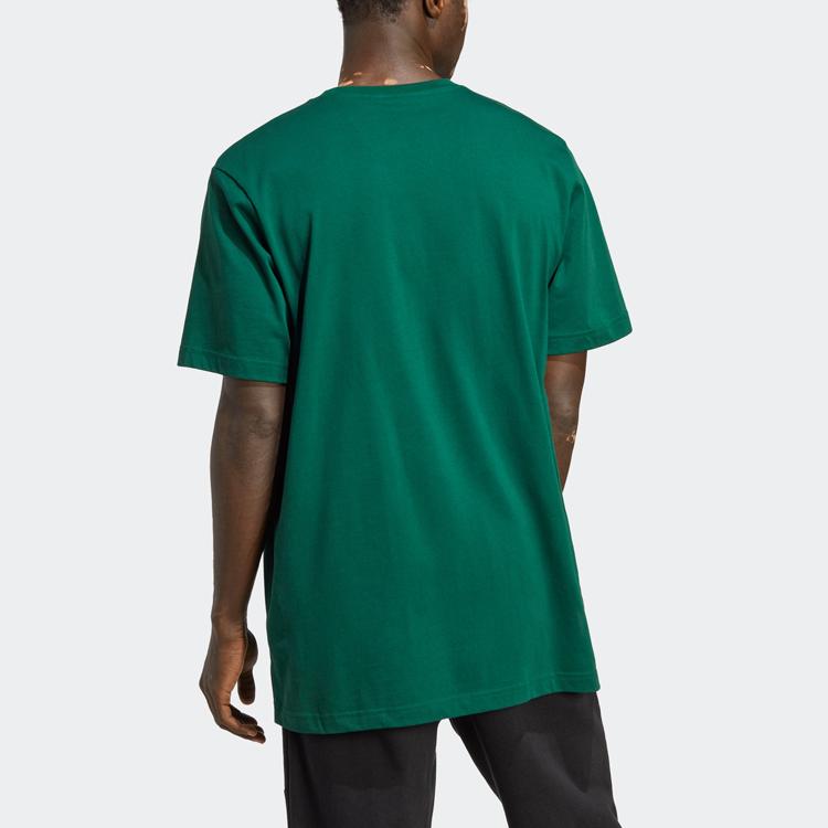 Adidas Originals Adv Mtn F Graphic Tee with Letter Logo Print Men Tops Dark-Green IC2360
