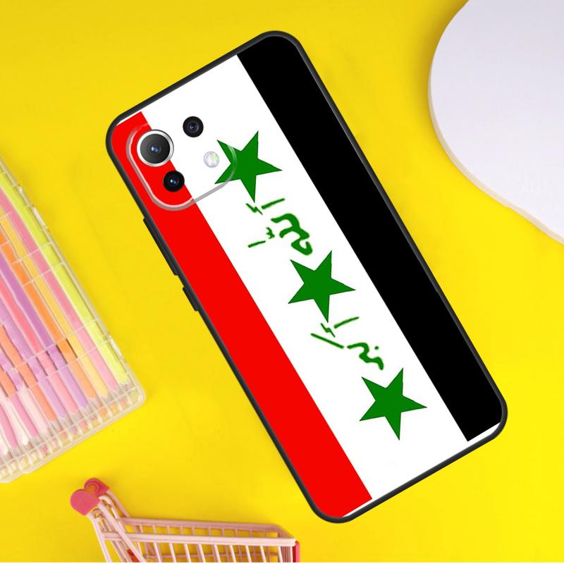 Iraq Flag Cover For Xiaomi 14 Ultra 13 11T 12T 13T 14T Pro POCO X7 X6 Pro X3 X5 F3 F5 M6 F6 Pro Case